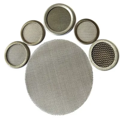 Disco de filtro de sinterização de pó de metal de placa de titânio poroso de várias dimensões para disco de filtro de água aerador de disco